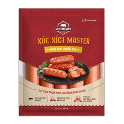 Xúc xích xông khói Đức Meat Master gói 250g (1 Gói)