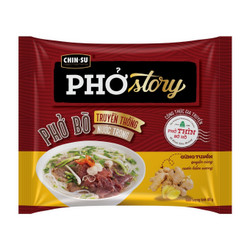 Phở bò truyền thống nước trong phở Story Chinsu gói 80g (1 Gói)