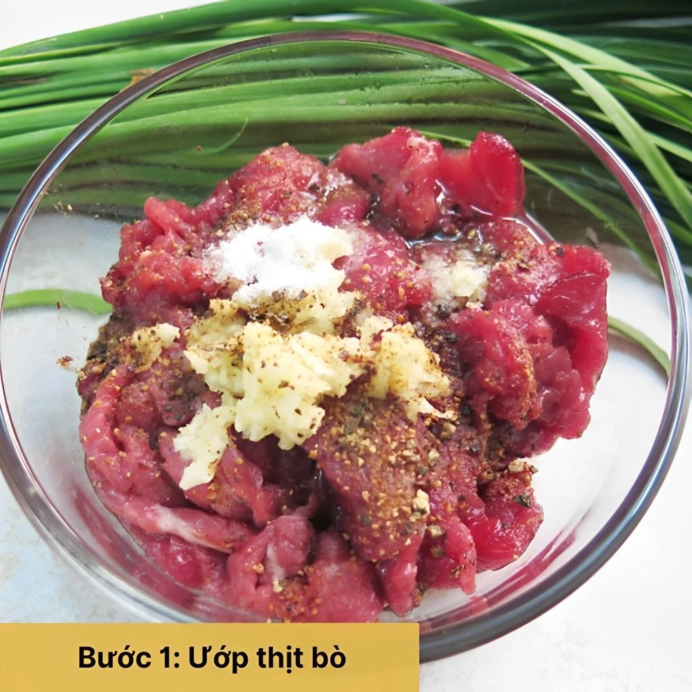 Ướp thịt bò