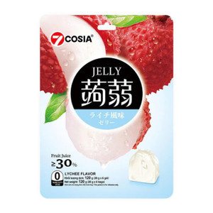 Thạch Puri Konjac Pop vị vải 7Cosia gói 120g (1 Gói)