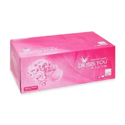 Khăn giấy lụa À La Vie Bless You 2 lớp hộp 180 tờ