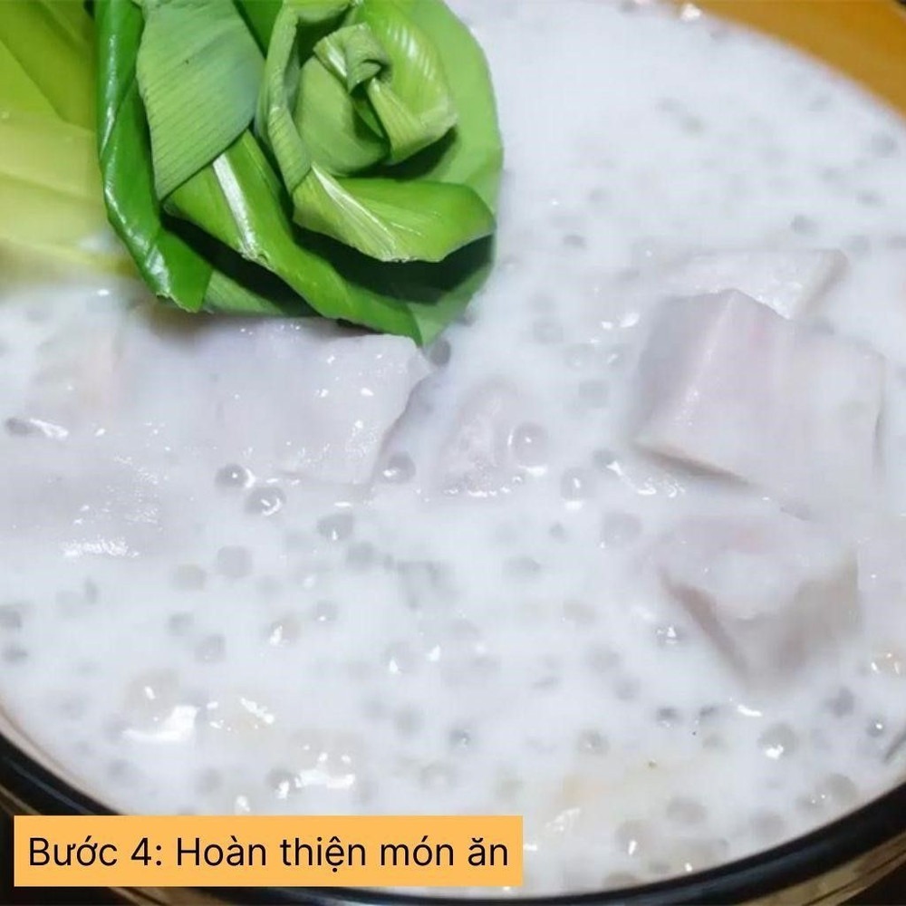 hoàn thiện món ăn