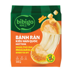 Bánh rán kiểu Hàn Quốc Hotteok Mozzarella Bibigo gói 280g/300g (1 Gói)