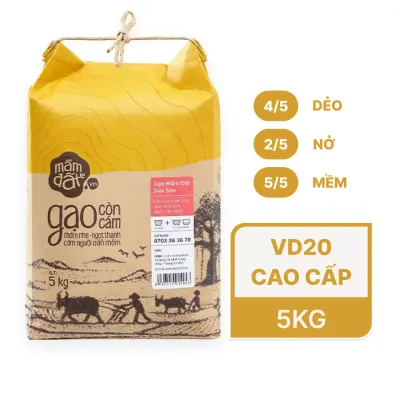Gạo mầm đất sữa sen túi 5kg