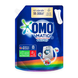 Nước giặt matic bền đẹp cửa trước Omo túi 2.8kg (1 Túi)