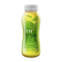 Trà xanh vị chanh tự nhiên TH True Tea 350ml (1 Chai)
