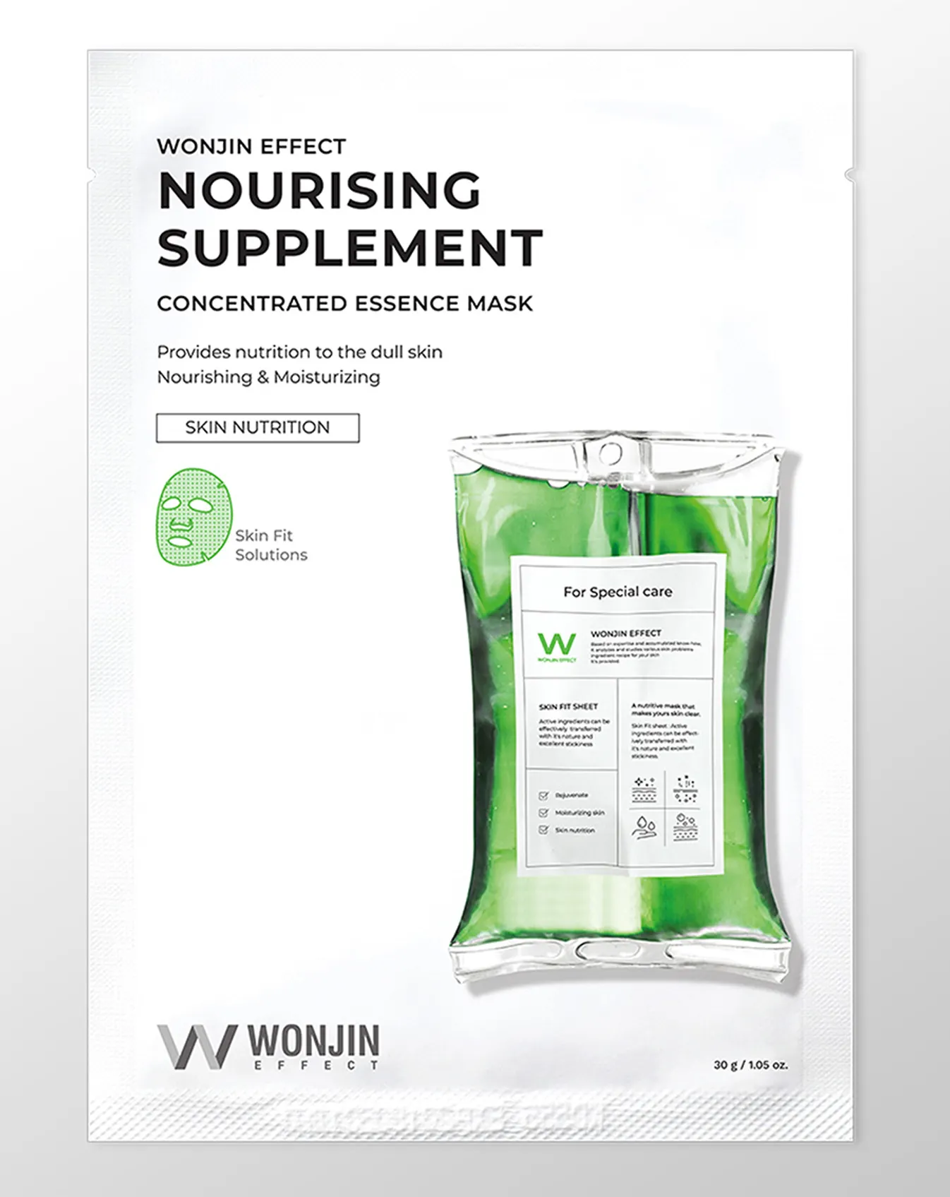 Mặt Nạ Wonjin Truyền Năng Lượng Derma Nourising Supplement Mask - Image 1