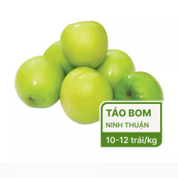 Táo bom Ninh Thuận size jumbo 9-12 trái hộp 1kg (1 Hộp)