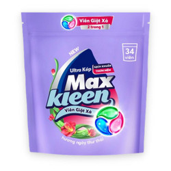 Viên giặt xả ngày thư thái Maxkleen túi 15g x 34 viên (1 Túi)