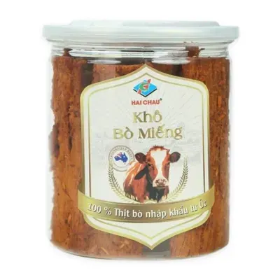 Khô bò miếng Hải Châu hũ 100g