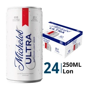 Thùng 24 lon bia 4.2% Michelob Ultra 250ml