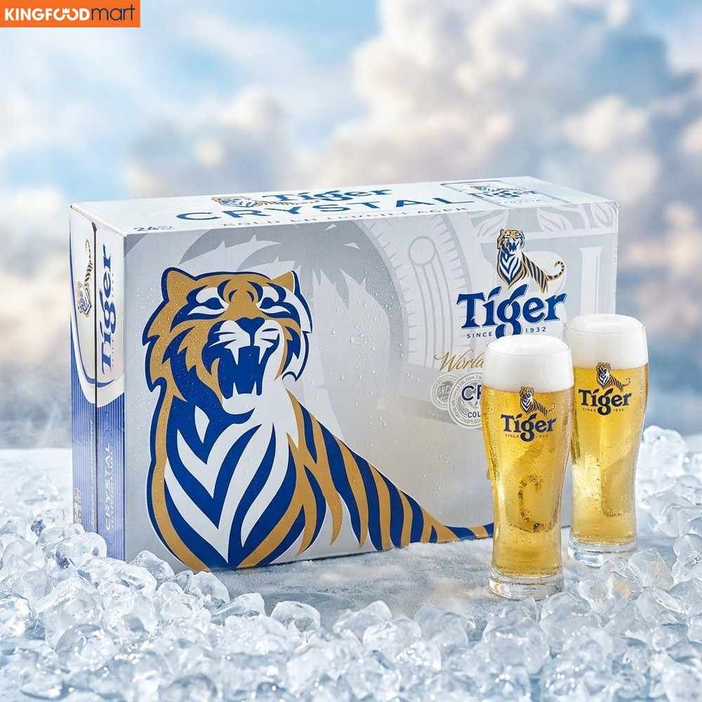 Thùng bia Tiger Bạc không thể thiếu cho những bữa tiệc đẳng cấp và sôi động.
