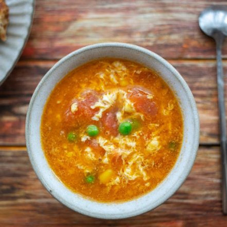 Cách nấu canh cà chua trứng chuẩn vị