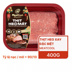 Thịt heo xay đặc biệt ít mỡ Meatcool Premium (400g)