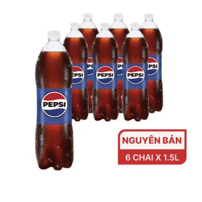 Lốc 6 chai nước ngọt Pepsi 1.5L