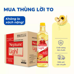 Thùng 12 Chai Dầu Hỗn Hợp Light Neptune 1l