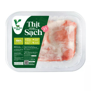 Nạc nọng heo Vĩnh Tân Foods khay 300g (1 Khay)