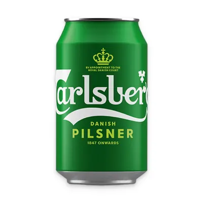 Bia Danish Pilsner 5.0% Carlsberg lon 330ml