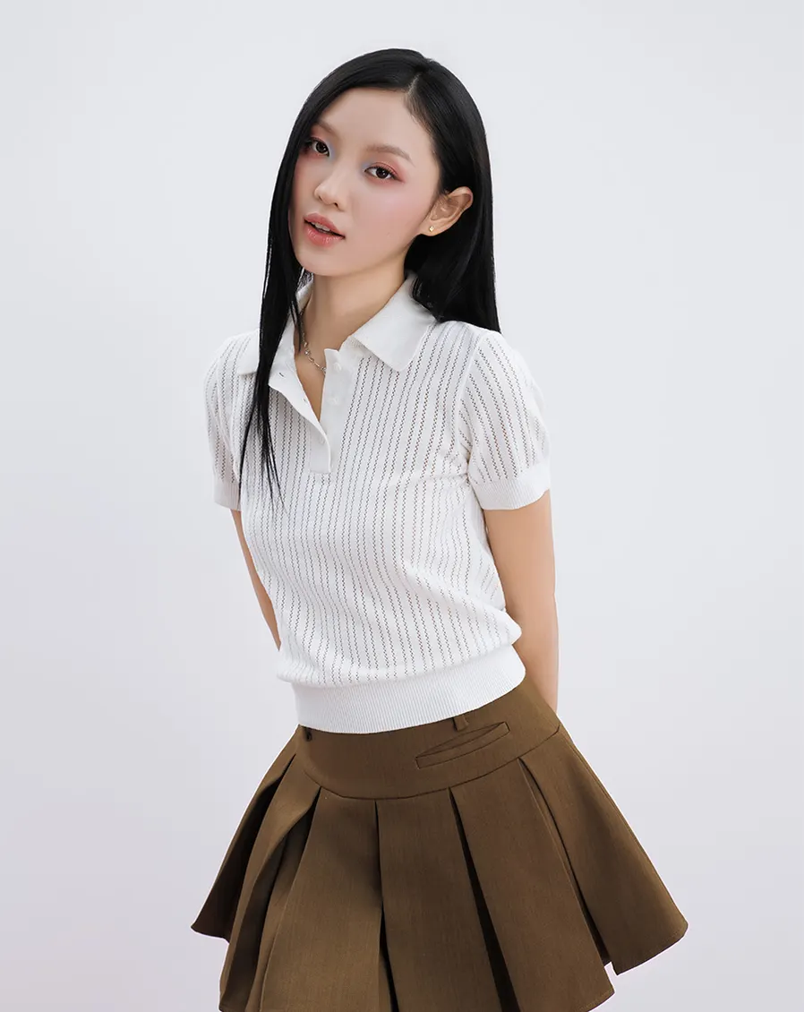 Áo dệt kim polo