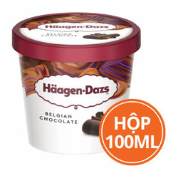 Kem socola Bỉ Haagen Dazs hộp 100ml (1 Hộp)