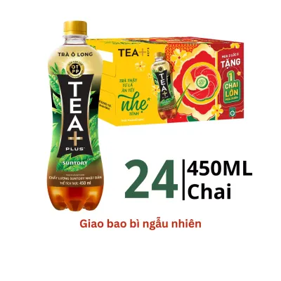 Thùng 24 chai trà Oolong Tea+ 450ml