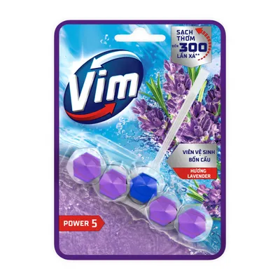 Viên vệ sinh bồn cầu Lavender Vim vỉ 50g