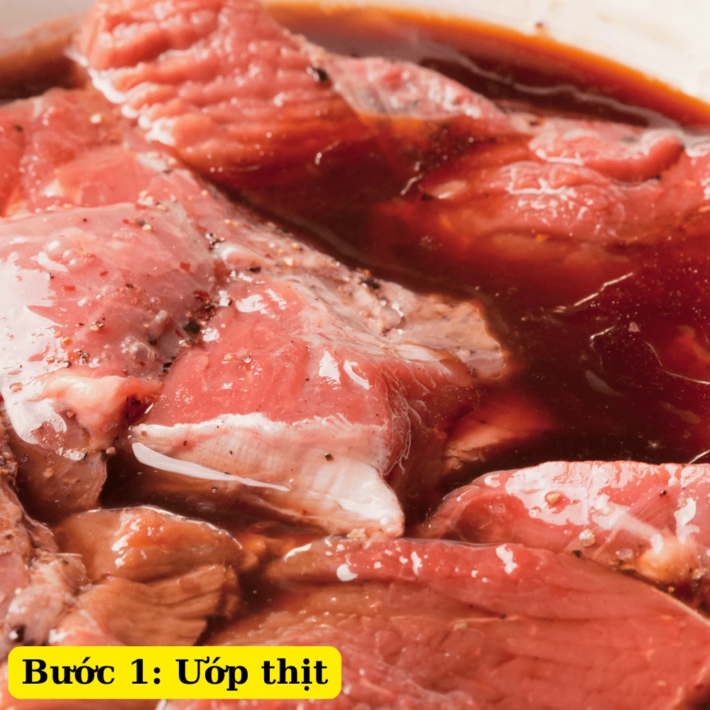Ướp thịt bò