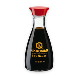 Nước tương chai thủy tinh Kikkoman 150ml