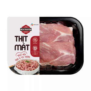 Nạc vai heo cắt mỏng Meat Master vỉ 400g (1 Vỉ)