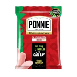 Xúc xích Ponnie thịt heo bịch 5x35g