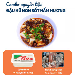 Combo Đậu Hũ Non & Nấm Đông Cô