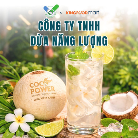 Coco Power – Thương hiệu dừa Bến Tre đạt Tick Xanh trách nhiệm tại Kingfoodmart