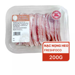 Nạc nọng heo nướng Freshfoco vỉ 200g (1 Vỉ)