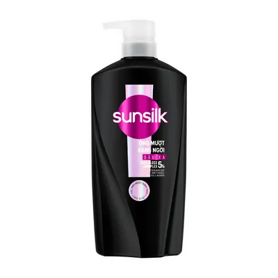 Dầu xả óng mượt rạng ngời Sunsilk chai 600g