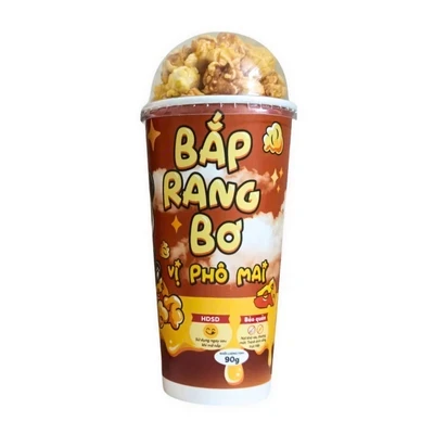 Bắp rang bơ vị phô mai HBK ly 90g