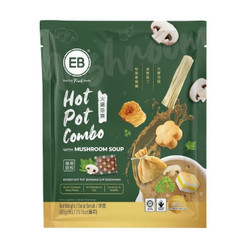 Combo lẩu nấm 5in1 kèm soup nấm EB 600g (1 gói)