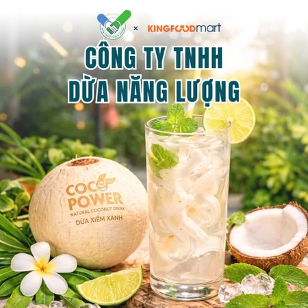 Coco Power – Thương hiệu dừa Bến Tre đạt Tick Xanh trách nhiệm tại Kingfoodmart