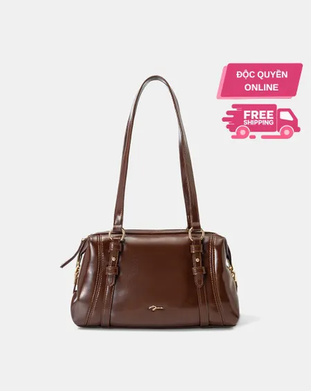 Túi Xách Trung Bowling Bag Long Handles