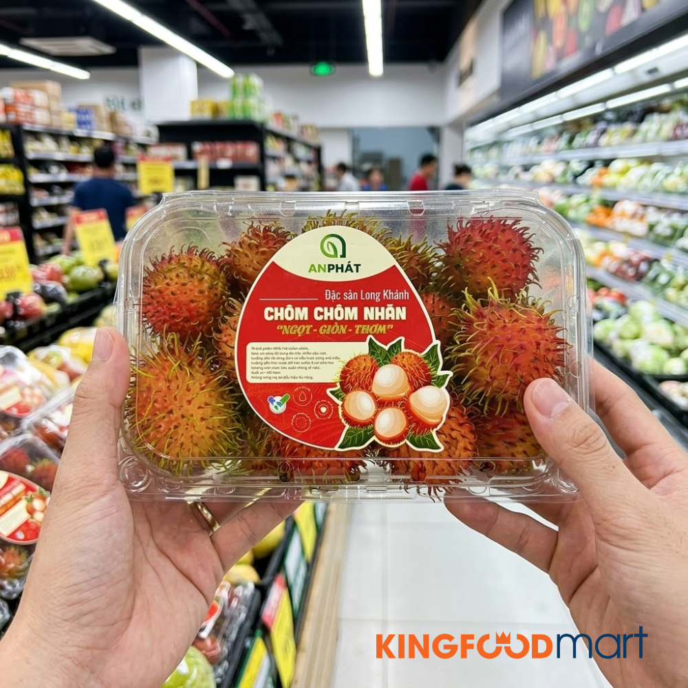 Mua chôm chôm tươi ngon chất lượng tại hệ thống siêu thị Kingfoodmart.