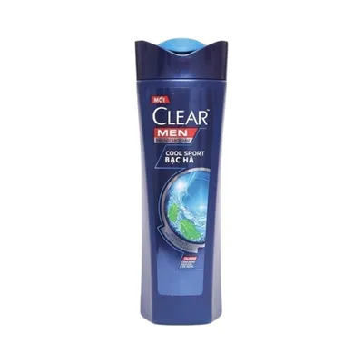 Dầu gội Clear men mát lạnh bạc hà chai 170g