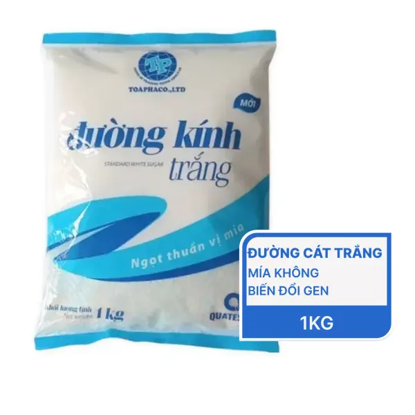 Đường kính trắng Toàn Phát túi 1kg