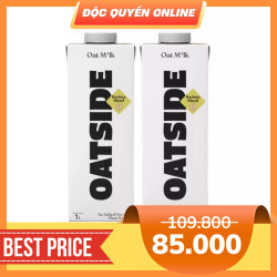 Combo sữa yến mạch Oatside hộp 1 lít (2 Hộp)
