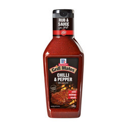 Xốt ướp BBQ vị ớt Mccormick chai 500g (1 Chai)