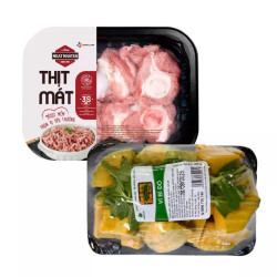 Combo canh xương ống hầm bí đỏ