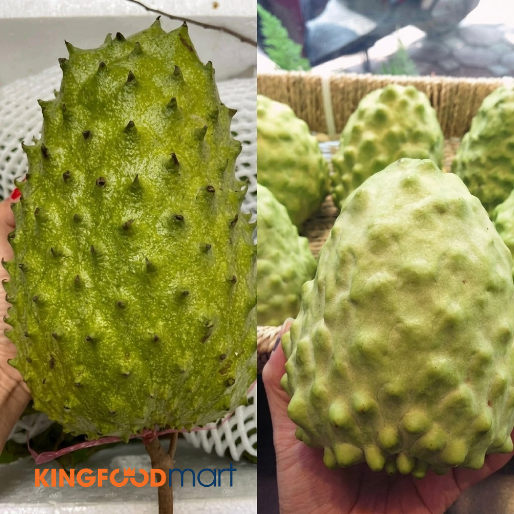 Phân biệt mãng cầu xiêm và mãng cầu ta cùng họ nhưng khác nguồn gốc và hương vị hoàn toàn. 