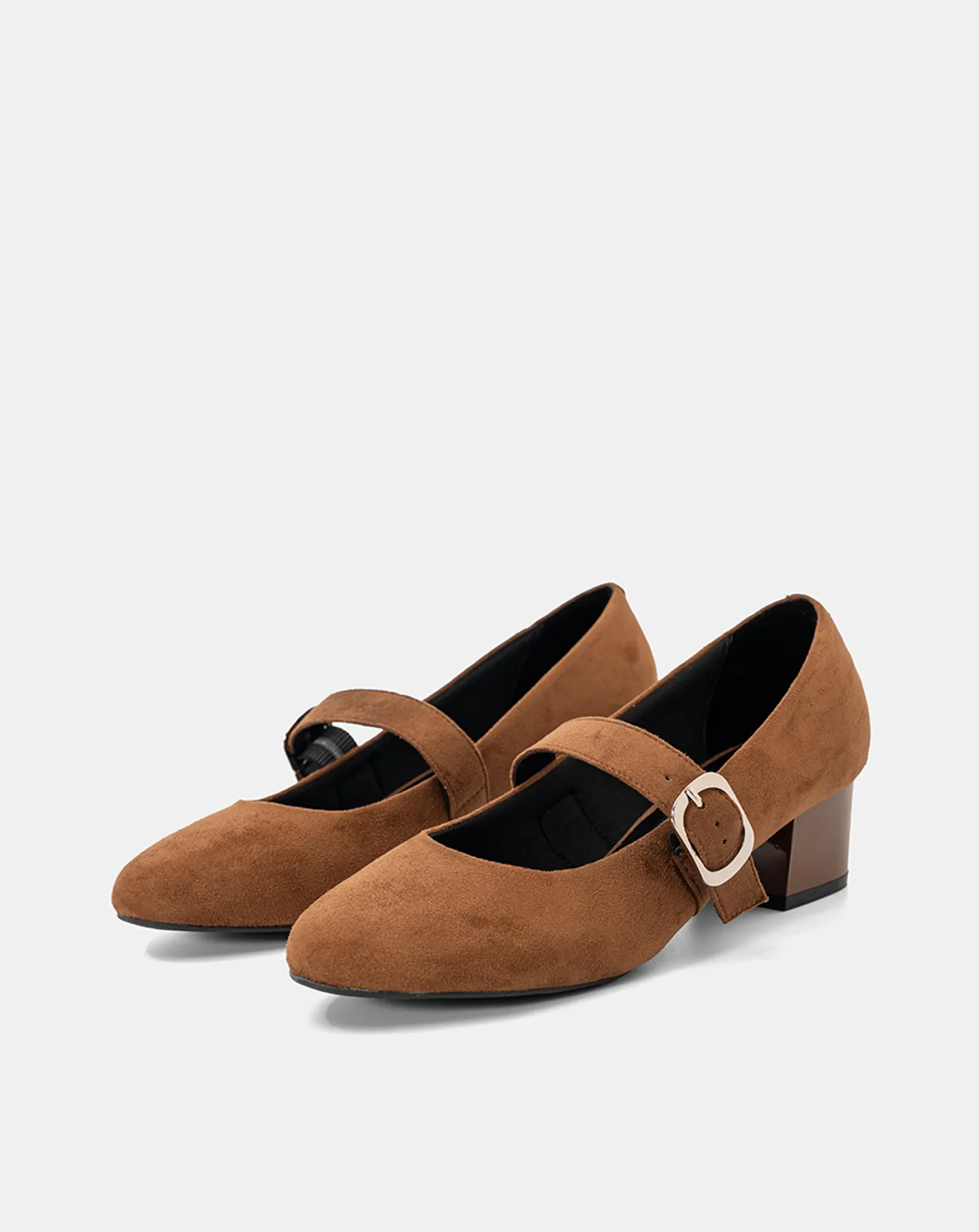 Giày Cao Gót Quai Mary Jane Phối Buckle - Image 5