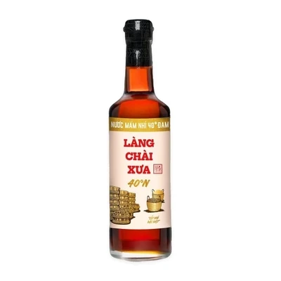 Nước mắm nhãn vàng 40N Làng Chài Xưa chai 500ml