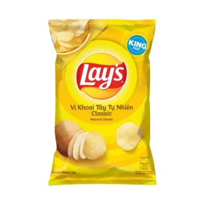 Snack khoai tây tự nhiên classic Lay's túi 50g