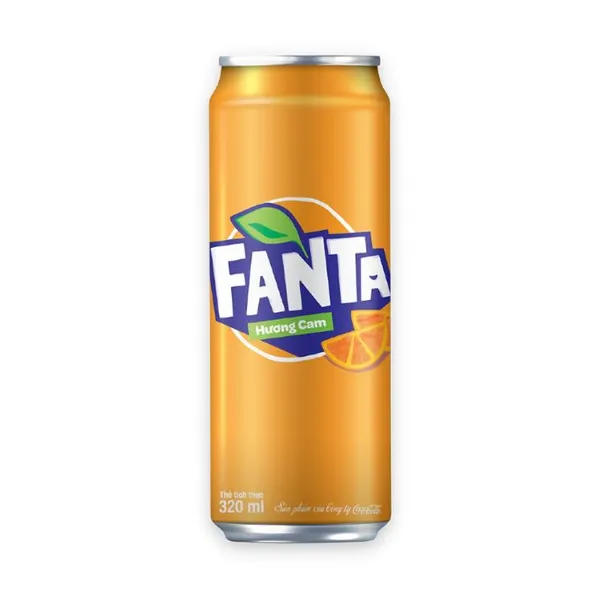 Nước ngọt Fanta vị cam lon 320ml