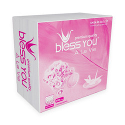Khăn ăn À La Vie Bless You 1 lớp 33x33 gói 100 tờ